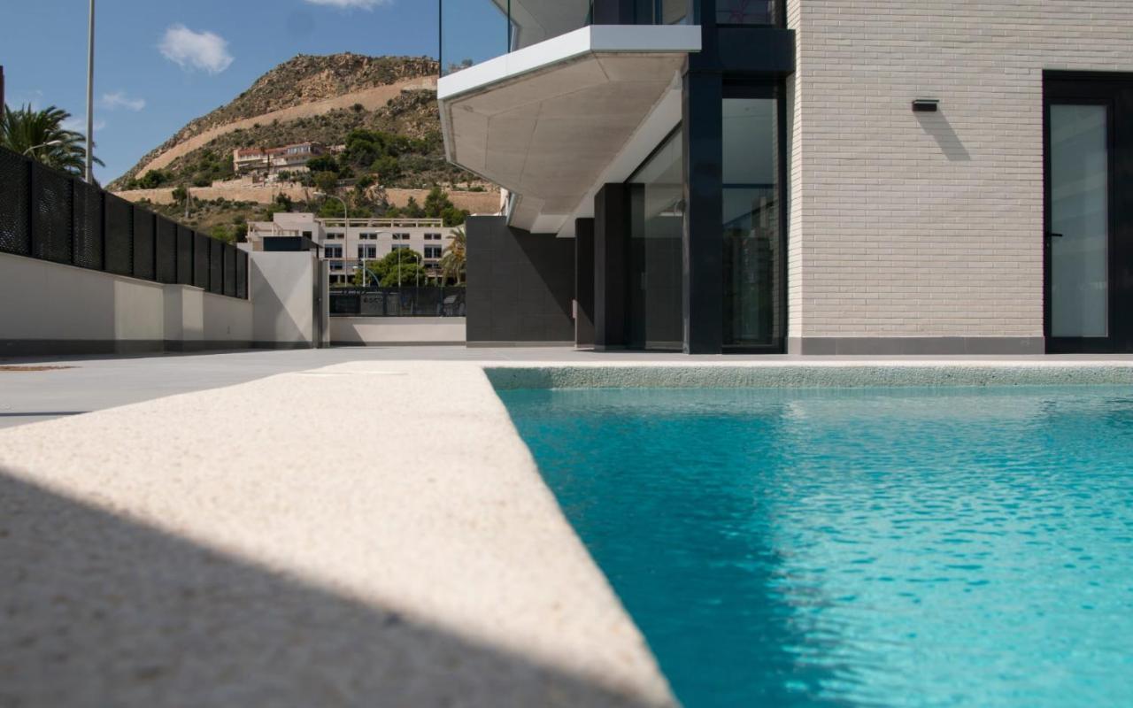 Modern Sea Front Sunny Beach Alicante Buitenkant foto